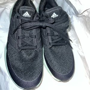 Black/ teal. Adidas sneaker. New without tags. Size 4 youth.